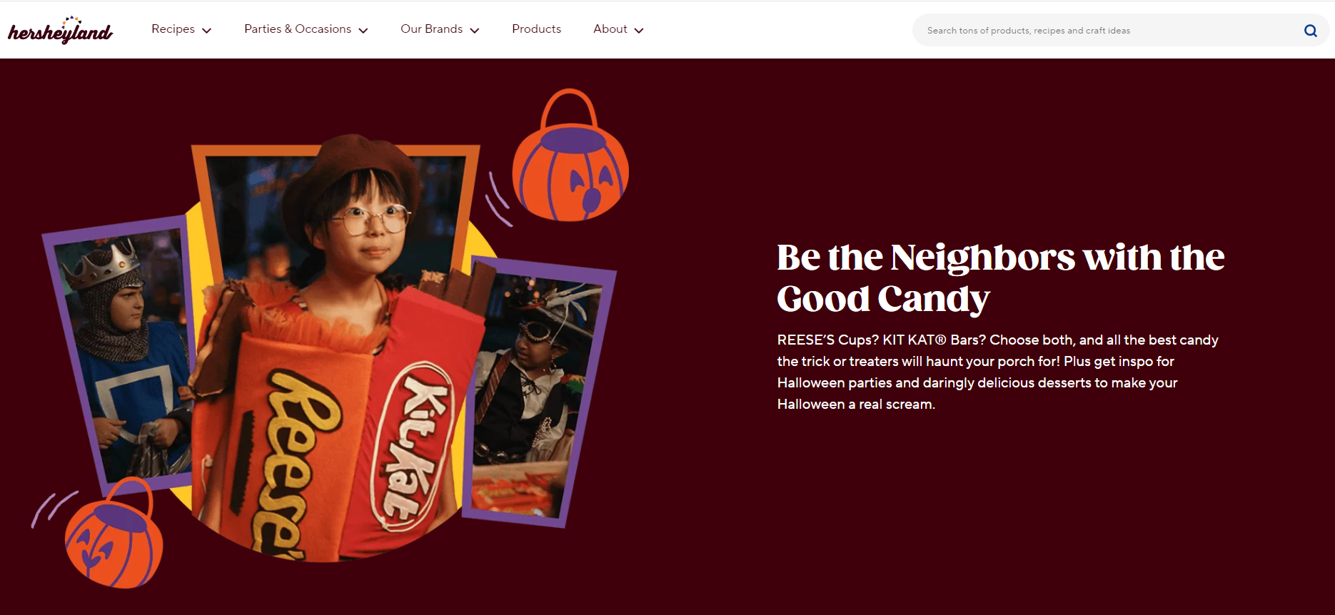 hersheyland halloween website